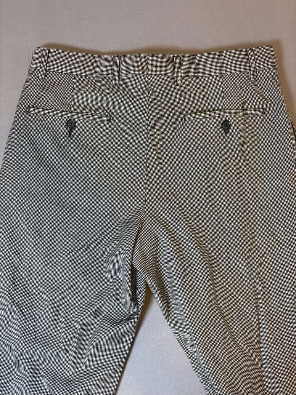 Men's Vitale Barberis Canonico Dress Pants Cropped Size 32 100% Wool